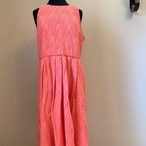 Ann Taylor Pink Sleeveless Dress Size 16